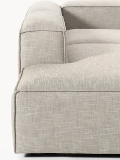 Sofás></noscript>Westwing Collection Sofá rinconera grande de mezcla de lino Lennon Mezcla de lino gris