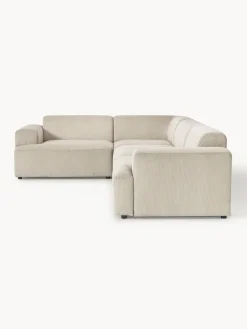Sofás Rinconeras|Sofás></noscript>Westwing Collection Sofá rinconera grande de pana Melva (4 plazas) Pana beige claro