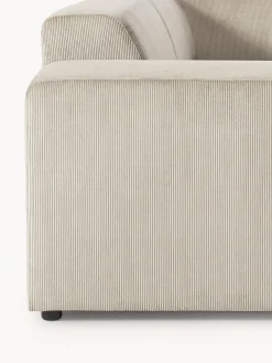 Sofás Rinconeras|Sofás></noscript>Westwing Collection Sofá rinconera grande de pana Melva (4 plazas) Pana beige claro