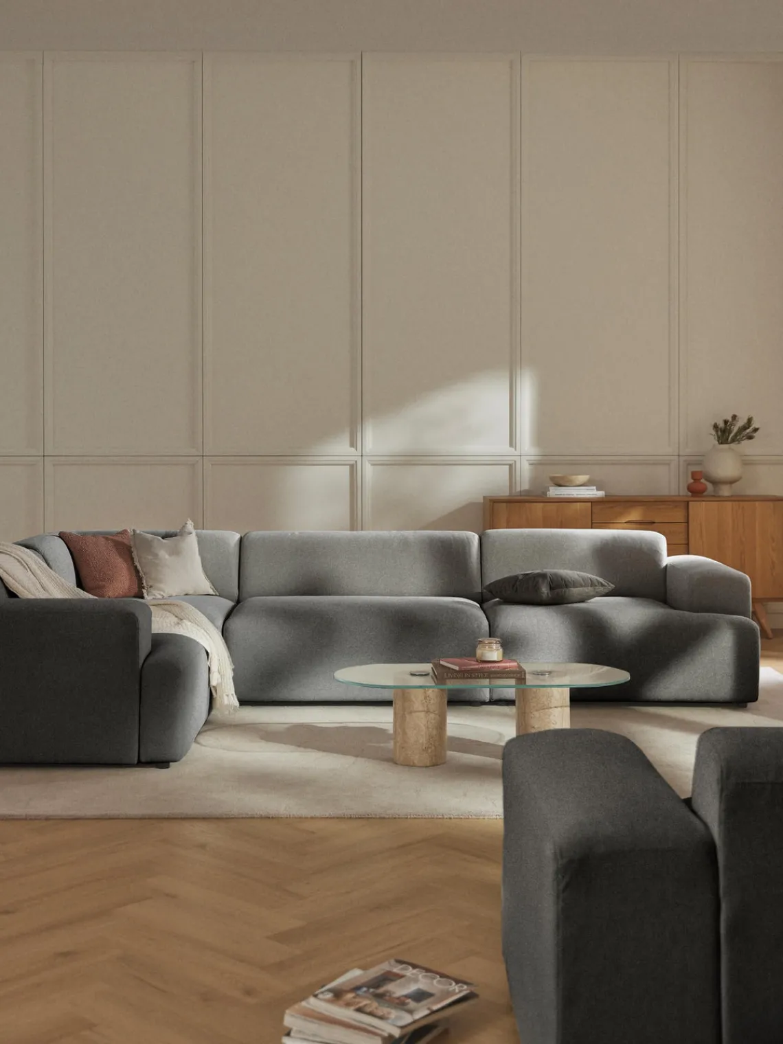 Hot Sofá rinconera grande Melva (4 plazas) Sofás Rinconeras|Sofás