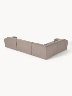Sofás Rinconeras|Sofás></noscript>Westwing Collection Sofá rinconera grande Melva (4 plazas) Tejido taupe