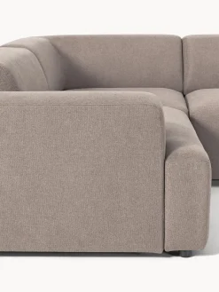 Sofás Rinconeras|Sofás></noscript>Westwing Collection Sofá rinconera grande Melva (4 plazas) Tejido taupe