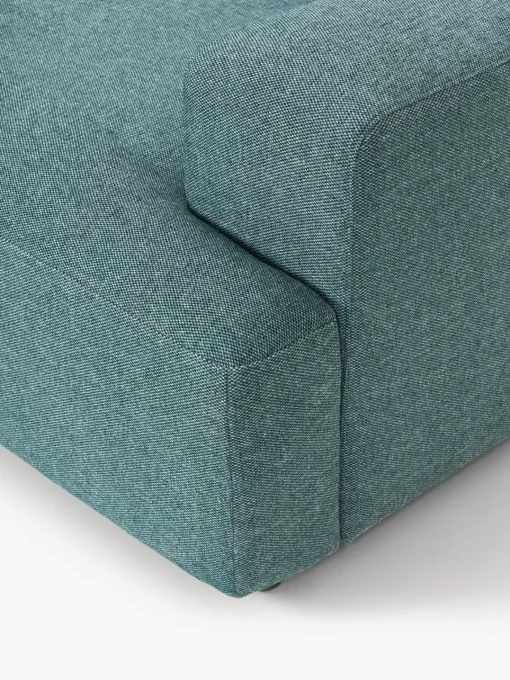 Sofás Rinconeras|Sofás>Westwing Collection Sofá rinconera grande Melva (4 plazas) Tejido verde turquesa