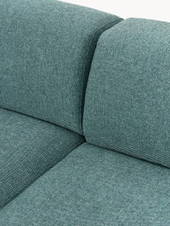 Sofás Rinconeras|Sofás></noscript>Westwing Collection Sofá rinconera grande Melva (4 plazas) Tejido verde turquesa