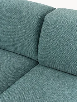 Sofás Rinconeras|Sofás></noscript>Westwing Collection Sofá rinconera grande Melva Tejido verde turquesa