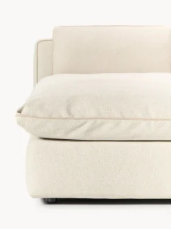 Sofás Rinconeras|Sofás></noscript>Westwing Collection Sofá rinconera grande modular con reposapiés Felix Tejido beige claro
