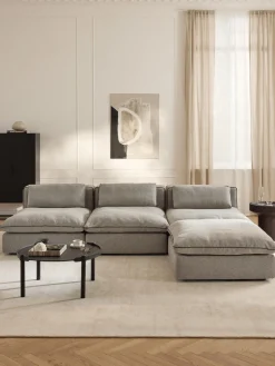 Discount Sofá rinconera grande modular con reposapiés Felix Sofás Rinconeras|Sofás