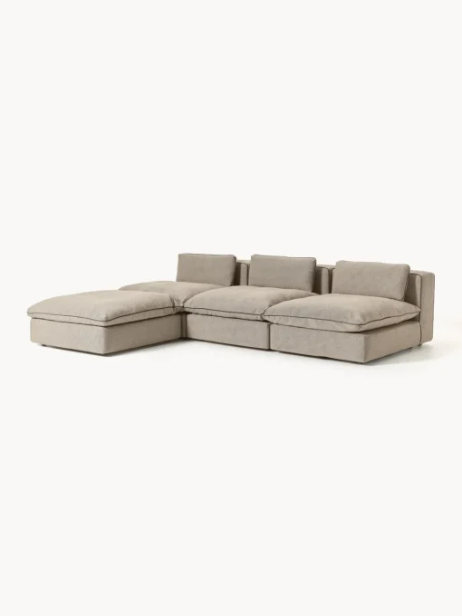 Discount Sofá rinconera grande modular con reposapiés Felix Sofás Rinconeras|Sofás