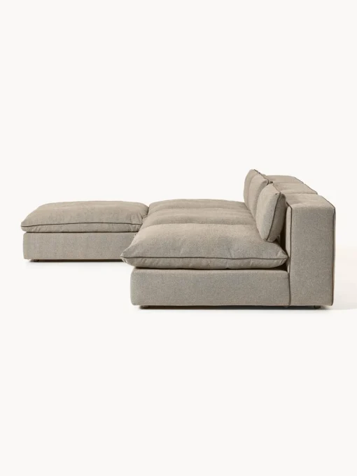 Discount Sofá rinconera grande modular con reposapiés Felix Sofás Rinconeras|Sofás