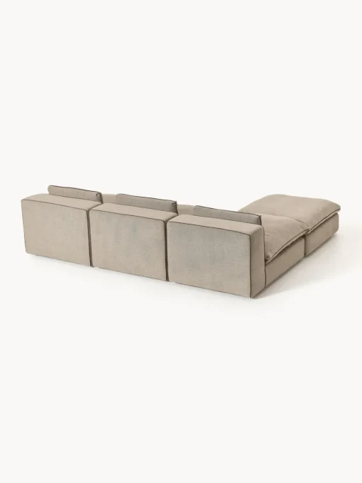 Discount Sofá rinconera grande modular con reposapiés Felix Sofás Rinconeras|Sofás