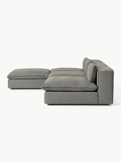 Outlet Sofá rinconera grande modular con reposapiés Felix Sofás Rinconeras|Sofás