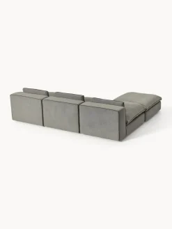 Outlet Sofá rinconera grande modular con reposapiés Felix Sofás Rinconeras|Sofás