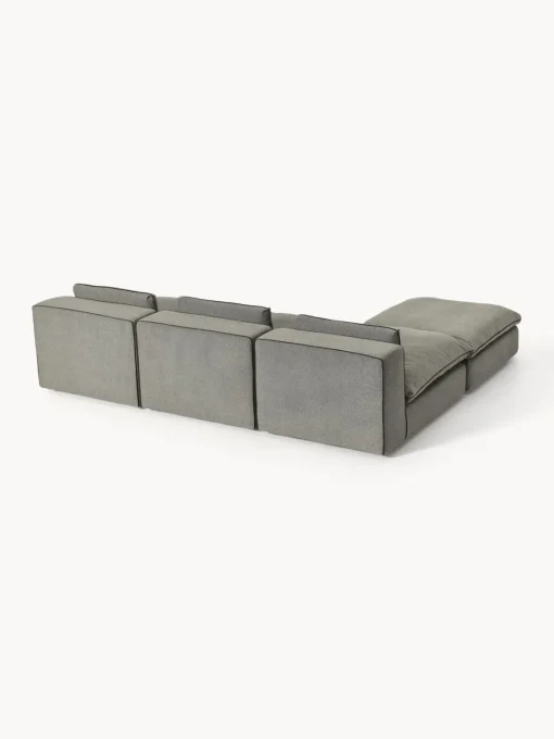 Outlet Sofá rinconera grande modular con reposapiés Felix Sofás Rinconeras|Sofás