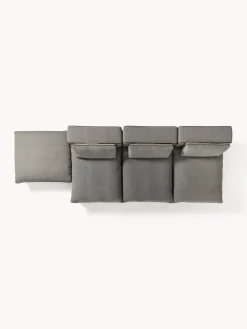 Outlet Sofá rinconera grande modular con reposapiés Felix Sofás Rinconeras|Sofás