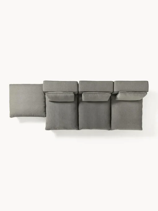 Outlet Sofá rinconera grande modular con reposapiés Felix Sofás Rinconeras|Sofás