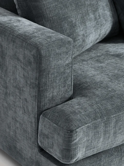 Sofás Rinconeras|Sofás>Westwing Collection Sofá rinconera grande Tribeca Chenilla gris azulado