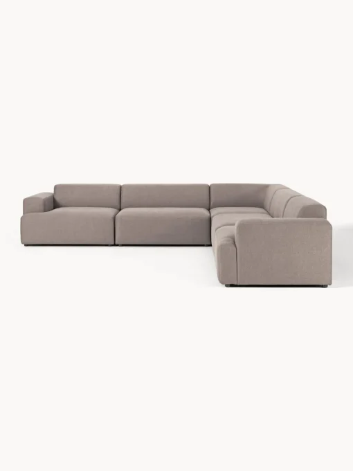 Sofás Rinconeras|Sofás>Westwing Collection Sofá rinconera longue grande Melva Tejido taupe