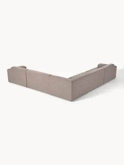 Sofás Rinconeras|Sofás></noscript>Westwing Collection Sofá rinconera longue grande Melva Tejido taupe