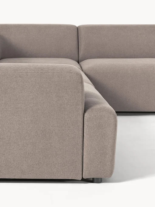 Sofás Rinconeras|Sofás>Westwing Collection Sofá rinconera longue grande Melva Tejido taupe