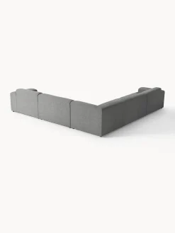 Sofás Rinconeras|Sofás></noscript>Westwing Collection Sofá rinconera longue grande Melva Tejido grueso gris oscuro