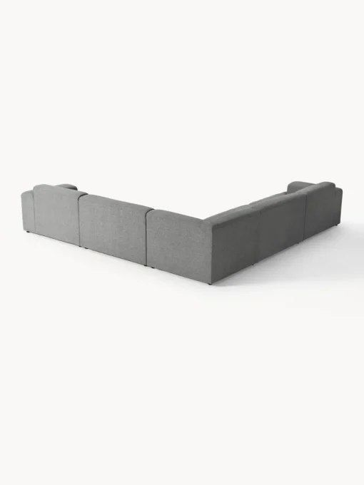 Sofás Rinconeras|Sofás>Westwing Collection Sofá rinconera longue grande Melva Tejido grueso gris oscuro