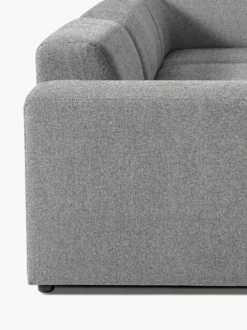 Sofás Rinconeras|Sofás>Westwing Collection Sofá rinconera longue grande Melva Tejido grueso gris oscuro