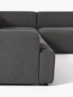 Sofás Rinconeras|Sofás></noscript>Westwing Collection Sofá rinconera longue grande Melva Tejido gris antracita