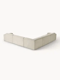 Sofás Rinconeras|Sofás></noscript>Westwing Collection Sofá rinconera longue grande de pana Melva Pana beige claro