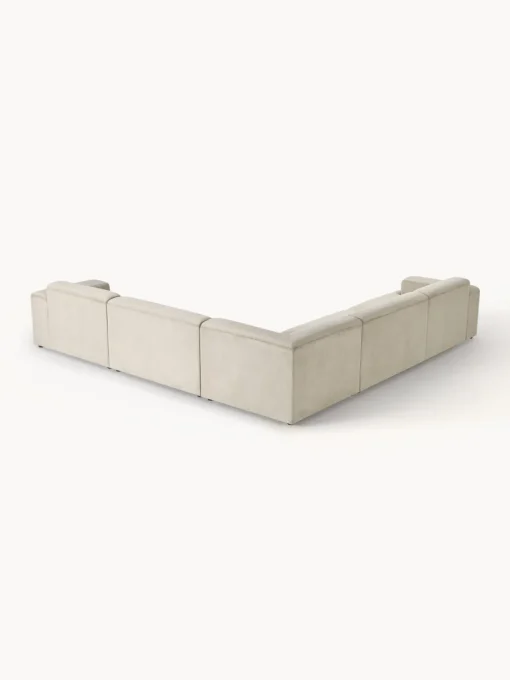 Sofás Rinconeras|Sofás>Westwing Collection Sofá rinconera longue grande de pana Melva Pana beige claro