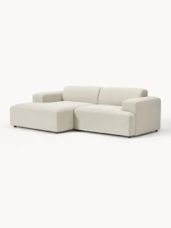Sofás Rinconeras|Sofás></noscript>Westwing Collection Sofá rinconera Melva (3 plazas) Tejido beige claro