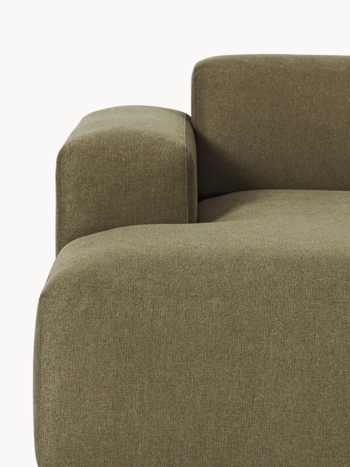 Sofás Rinconeras|Sofás>Westwing Collection Sofá rinconera Melva (4 plazas) Tejido verde oliva