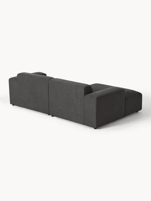 Sofás Rinconeras|Sofás>Westwing Collection Sofá rinconera Melva (3 plazas) Tejido gris antracita