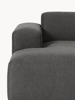 Sofás Rinconeras|Sofás></noscript>Westwing Collection Sofá rinconera Melva (3 plazas) Tejido gris antracita