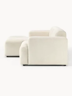 Sofás Rinconeras|Sofás></noscript>Westwing Collection Sofá rinconera Melva (3 plazas) Tejido blanco Off White