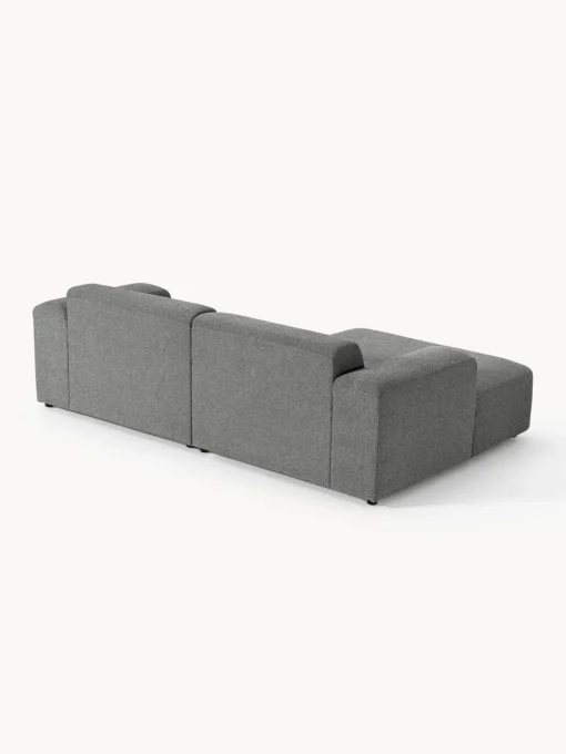 Sofás Rinconeras|Sofás>Westwing Collection Sofá rinconera Melva (3 plazas) Tejido grueso gris oscuro