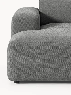 Sofás Rinconeras|Sofás></noscript>Westwing Collection Sofá rinconera Melva (3 plazas) Tejido grueso gris oscuro