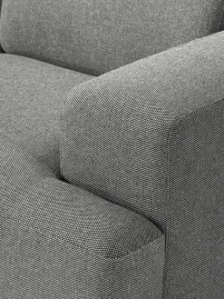 Sofás Rinconeras|Sofás></noscript>Westwing Collection Sofá rinconera Melva (3 plazas) Tejido grueso gris oscuro