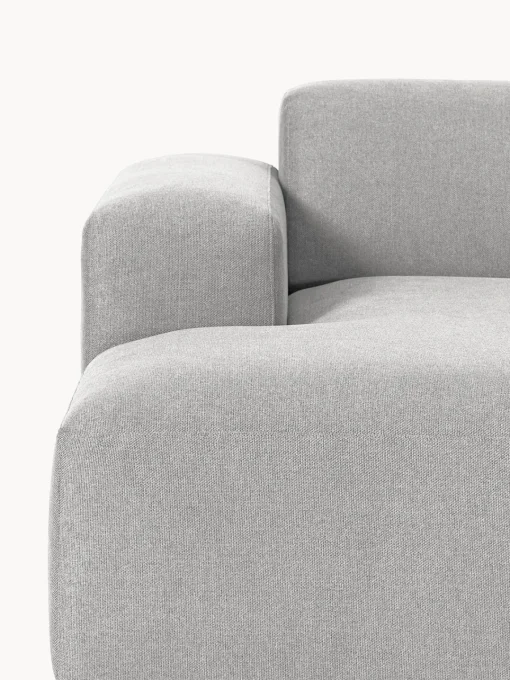 Sofás Rinconeras|Sofás>Westwing Collection Sofá rinconera Melva (4 plazas) Tejido gris claro