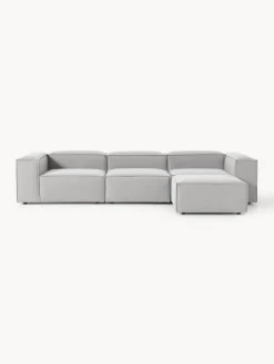 Sale Sofá rinconera modular con reposapiés izquierdo/derecho Lennon (4 plazas) Sofás 4 Plazas|Sofás