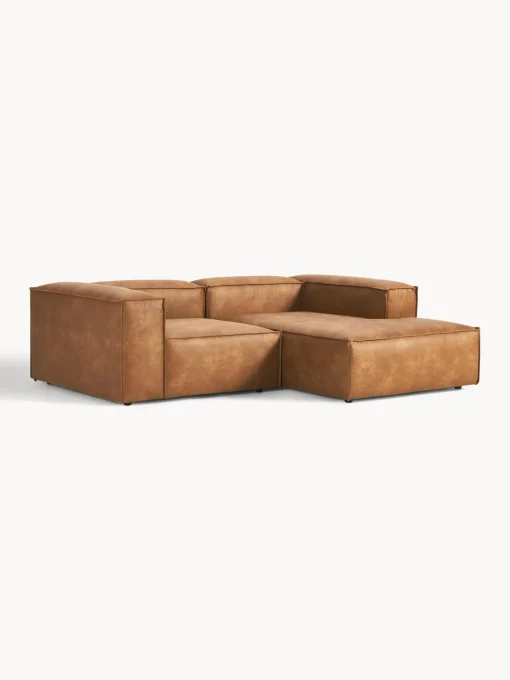 Online Sofá rinconera modular de cuero Lennon Sofás