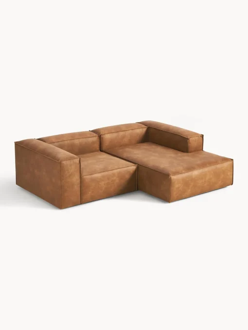Online Sofá rinconera modular de cuero Lennon Sofás
