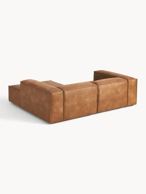 Online Sofá rinconera modular de cuero Lennon Sofás