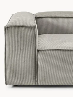 Sofá rinconera modular de pana con reposapiés izquierdo/derecho Lennon (4 plazas) Sofás 4 Plazas|Sofás