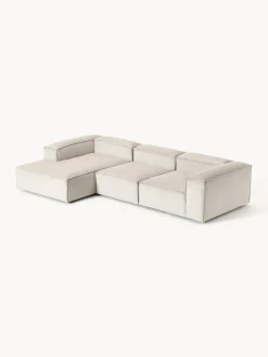 Sofás></noscript>Westwing Collection Sofá rinconera modular de pana Lennon Pana beige claro