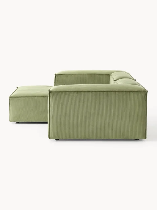 Best Sofá rinconera modular de pana Lennon Sofás