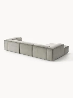 Sofás></noscript>Westwing Collection Sofá rinconera modular de pana Lennon Pana gris