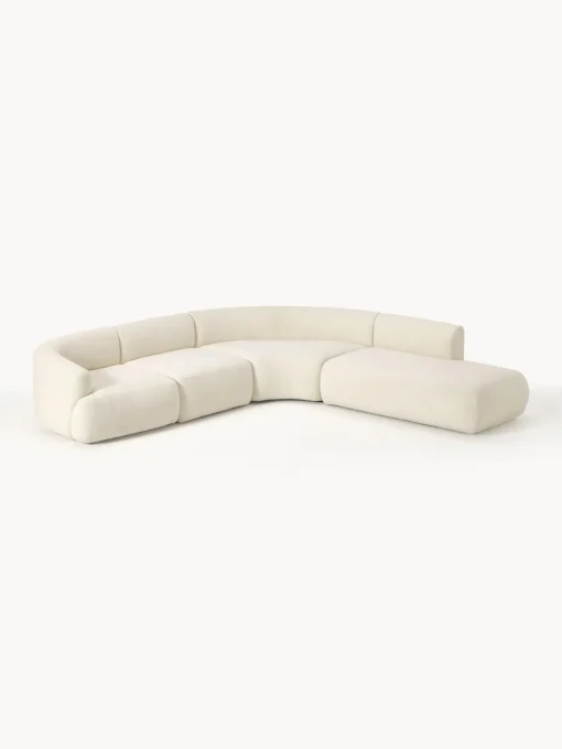 Sale Sofá rinconera modular de borreguillo Sofia (4 plazas) Sofás Rinconeras|Sofás