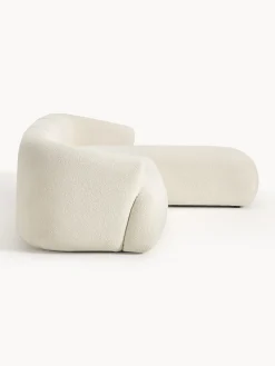 Sofás Rinconeras|Sofás></noscript>Westwing Collection Sofá rinconera modular de borreguillo Sofia (3 plazas) Borreguillo blanco Off White