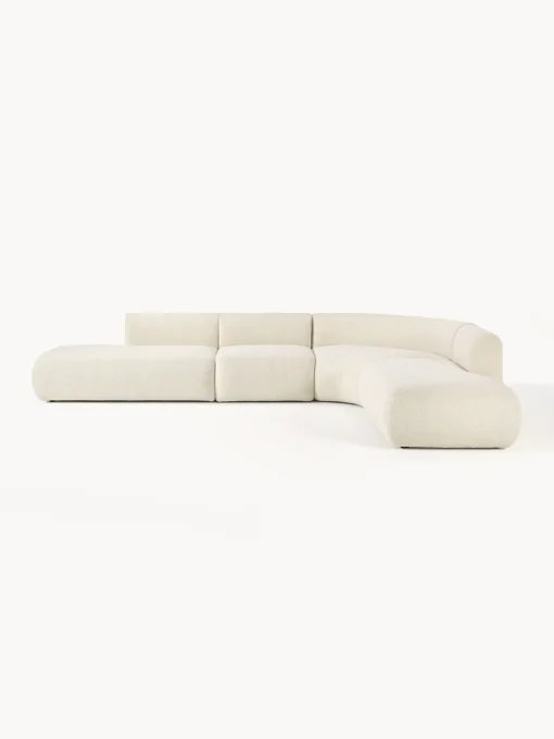 New Sofá rinconera modular de borreguillo Sofia (4 plazas) Sofás Rinconeras|Sofás