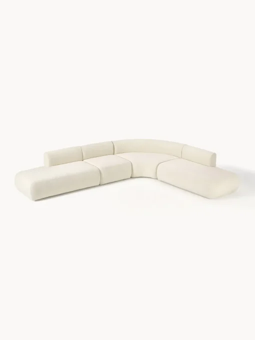New Sofá rinconera modular de borreguillo Sofia (4 plazas) Sofás Rinconeras|Sofás